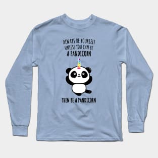 Cute Pandicorn - Funny Panda Unicorn Gifts Shirts Long Sleeve T-Shirt